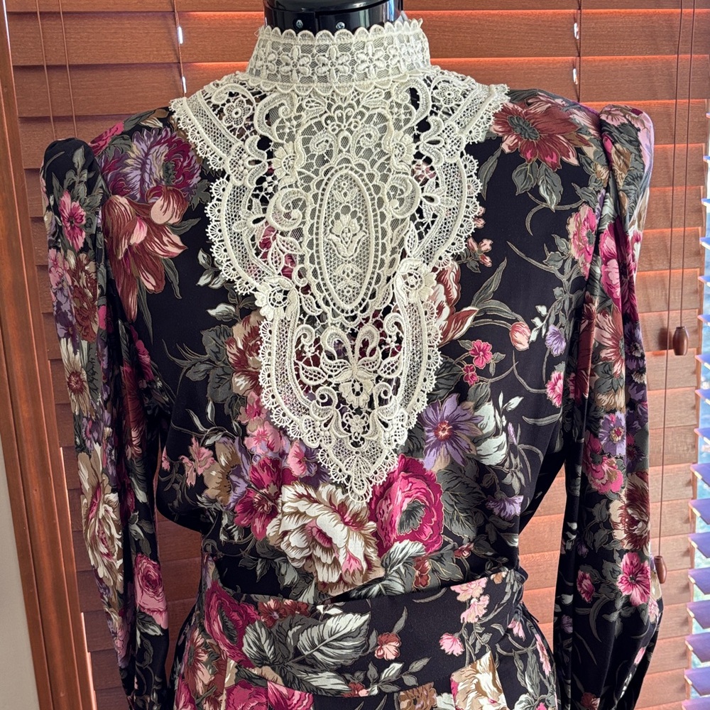 Vintage Scott McClintock Cottagecore Blouse & Pleated Skirt Set Size 12/10 - Picture 2 of 16